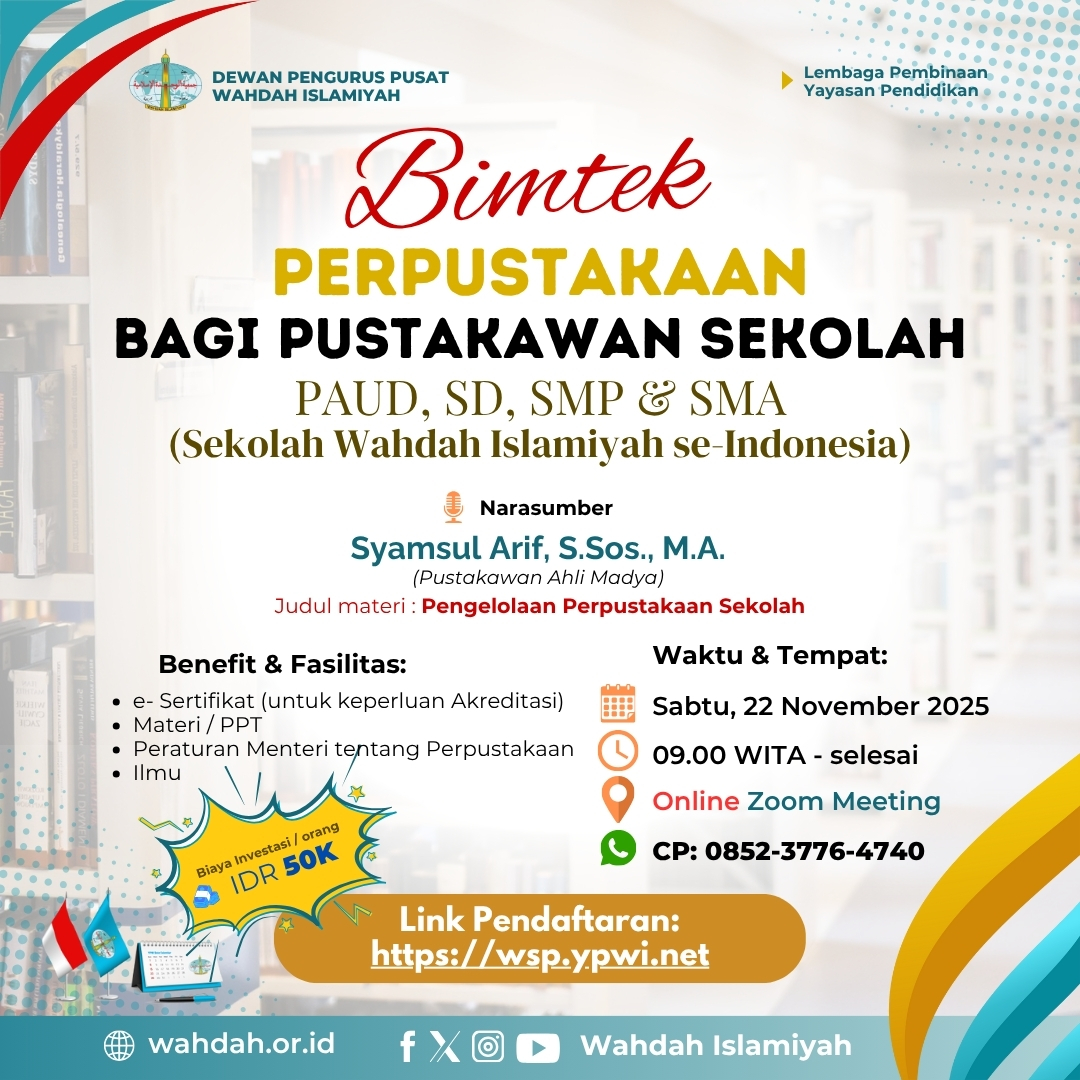 Bimtek Perpustakaan bagi Pustakawan Sekolah