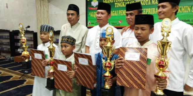 Murid SDIT Wahdah Islamiyah 01 Juara MTQ di Markas Kodam XIV Hasanuddin