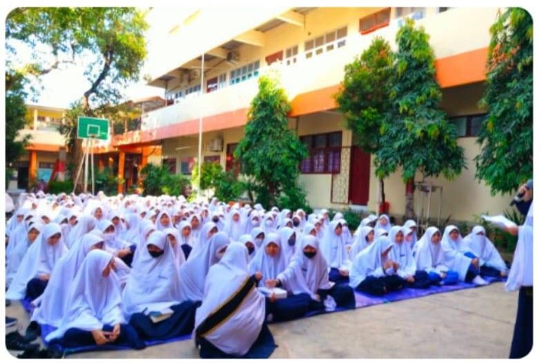 Sosialisasi Perpustakaan Darul Ilmi SMP IT Wahdah Islamiyah Makassar