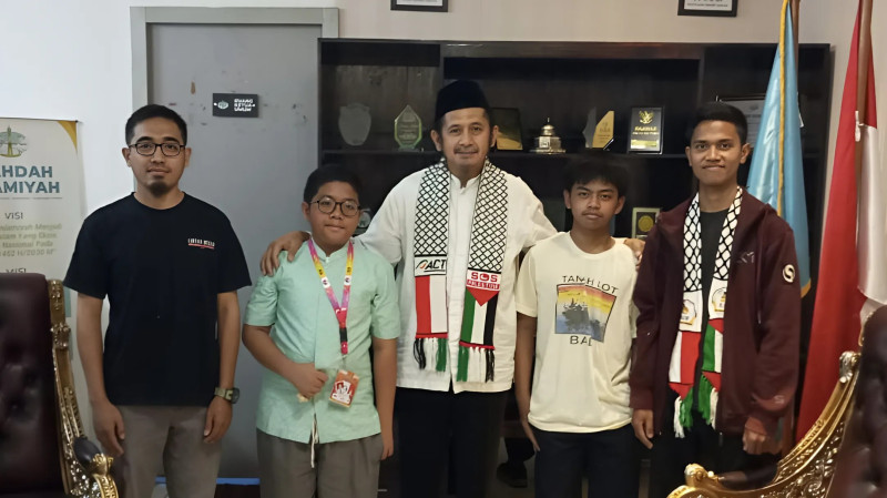 Temui Kontingen OSN SDIT Wildan, Ini Pesan Ketua Umum Wahdah Islamiyah